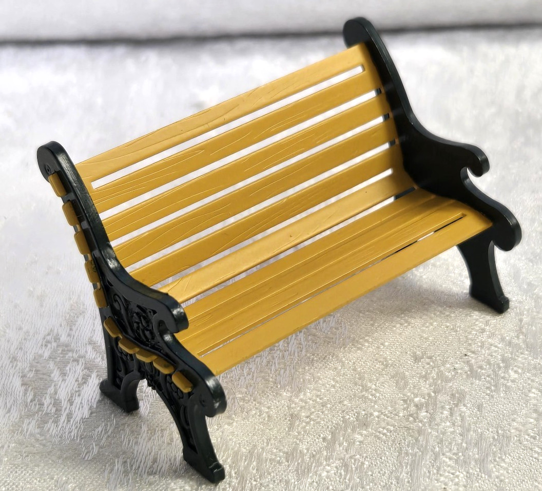 Dept 56 Village Wrought Iron Park Bench #52302 – EUC