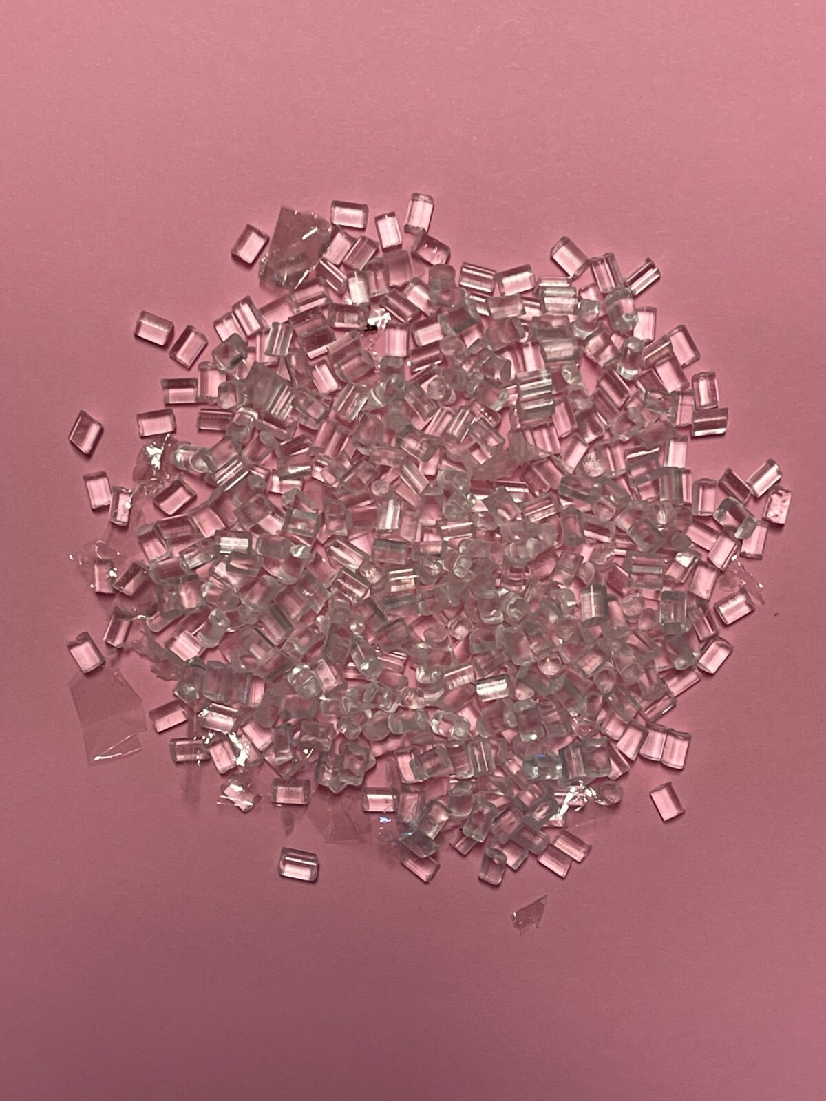 DEPT 56 ACRYLIC ICE PELLETS BLOCKS CRYSTALS 3OZ BAG LOT OF 2