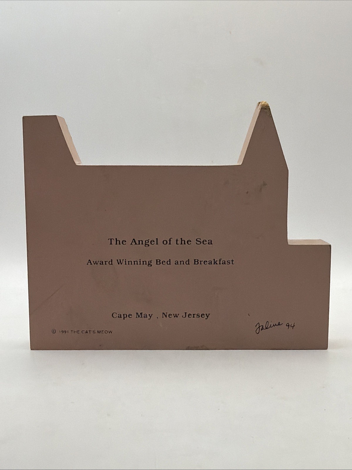 Cat’s Meow The Angel Of The Sea Faline Jones Cape May, New Jersey Vintage 1994