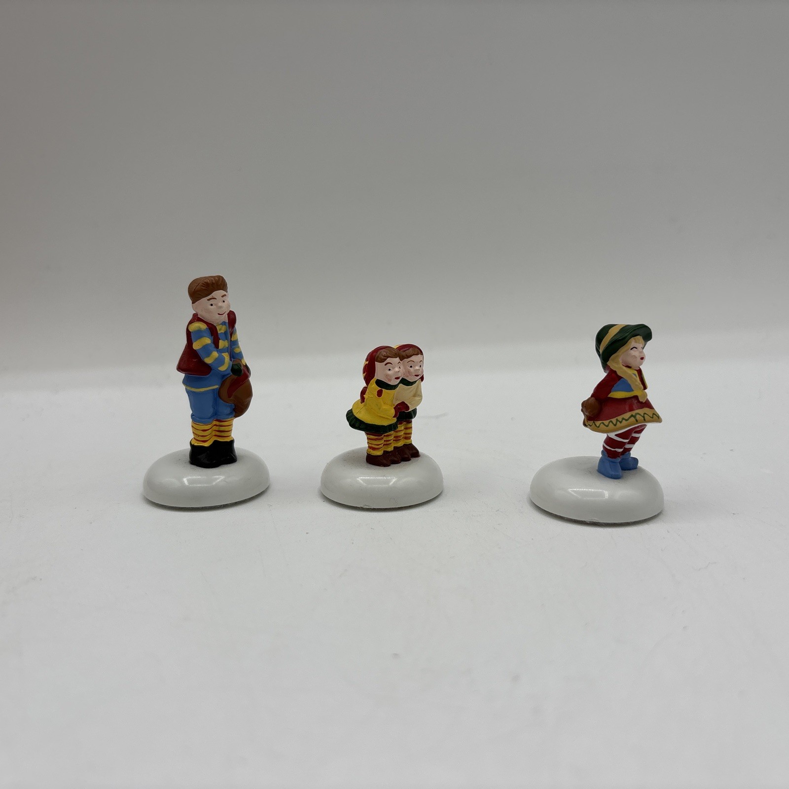 Department 56 1999 Vintage HVC North Pole Series Photo With Santa Set Of 3 56444