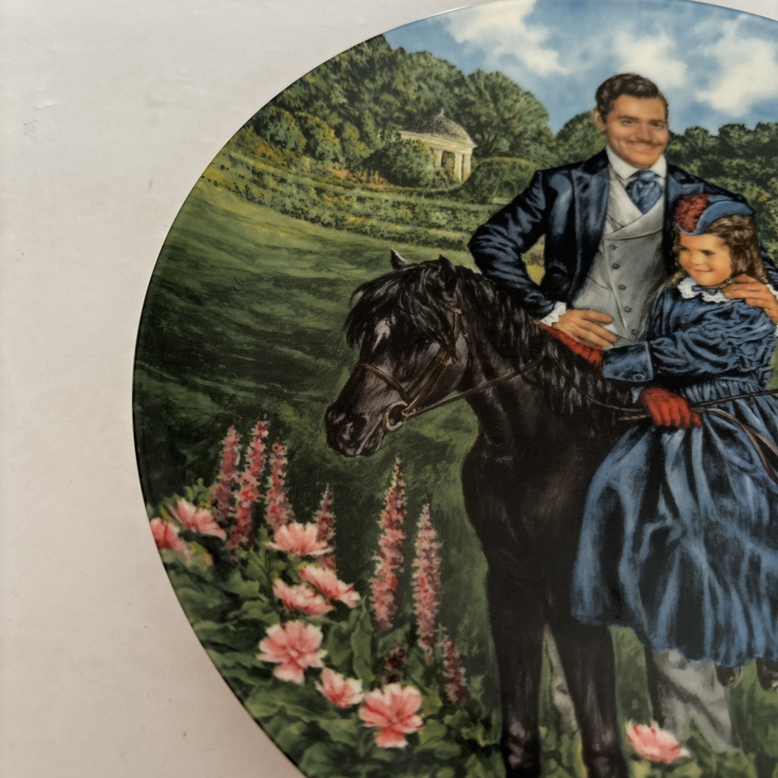 Vintage Knowles Gone With The Wind Bonnie And Rhett Collectors Plate Ltd Edition