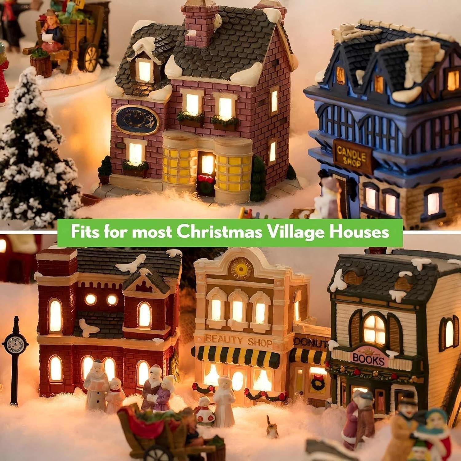 Energy Efficient Christmas Village Light Cord with Switch 6Ft