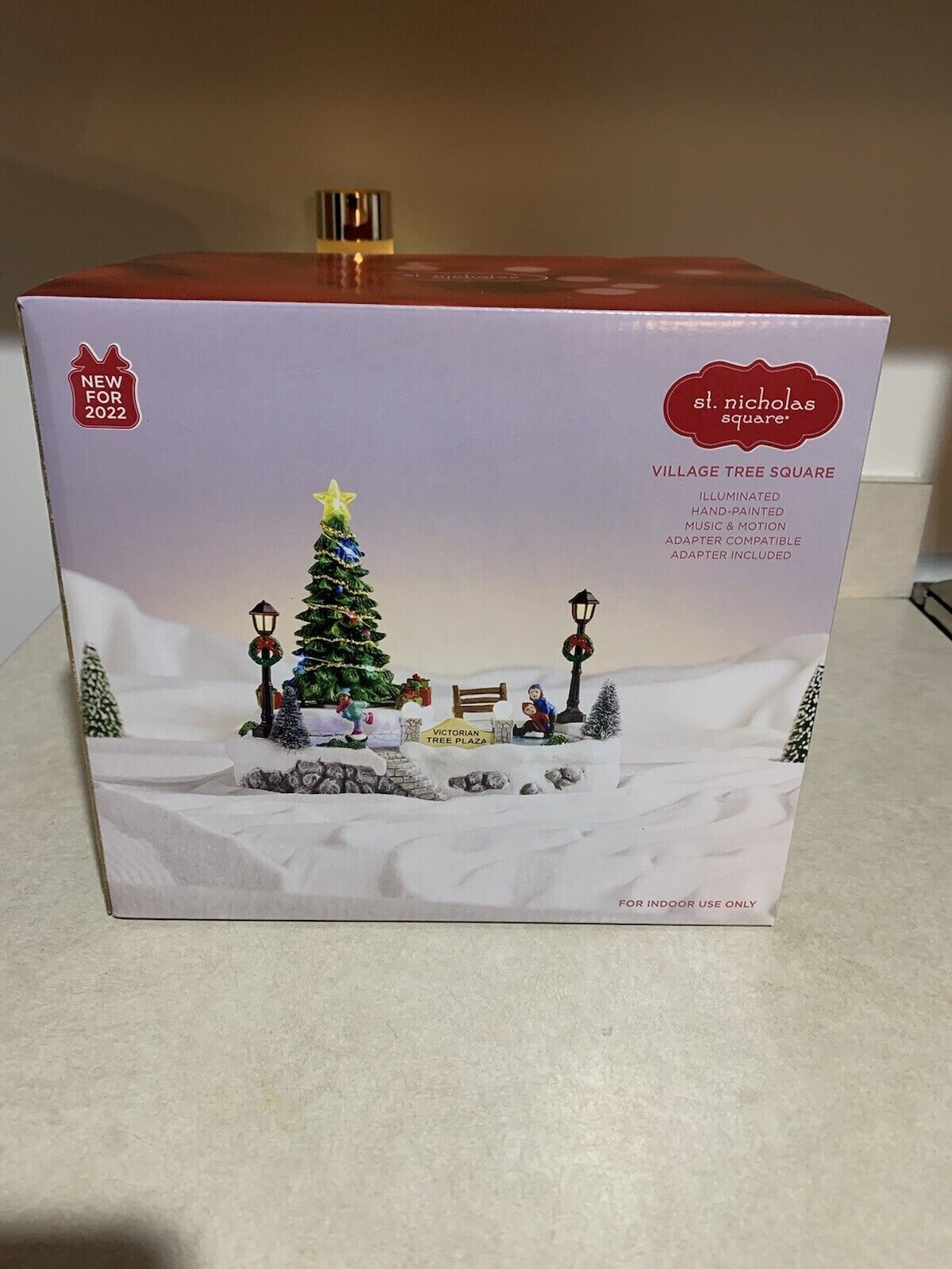 50% OFF HALF PRICE St Nicholas Square Rotating Tree Plaza Music Lights