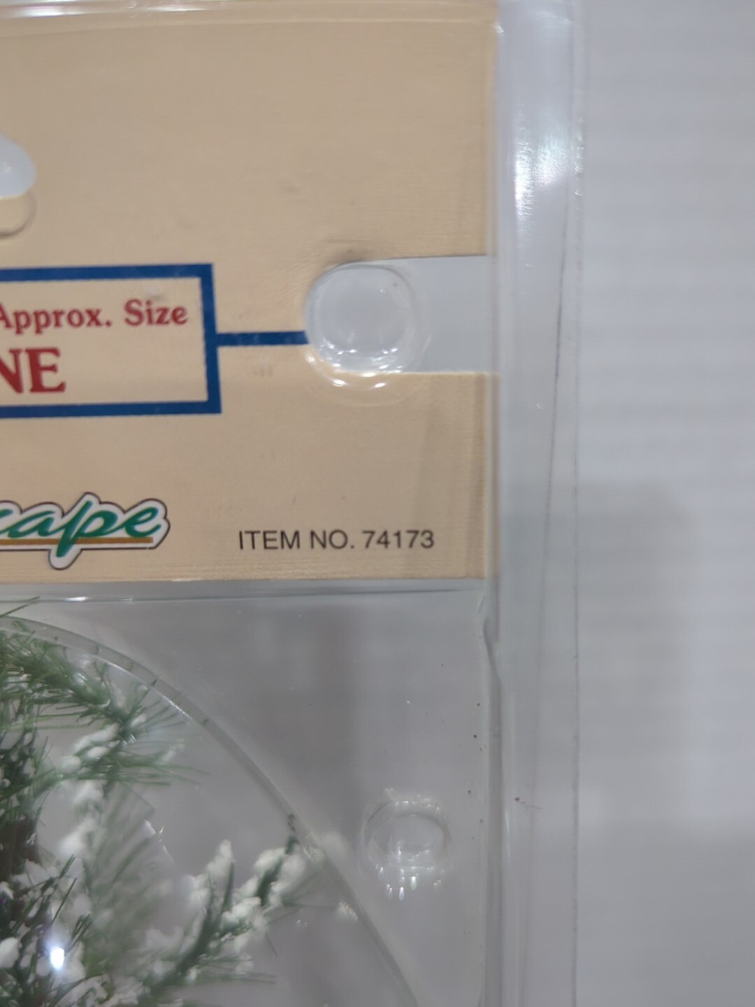 Snowy White Pine Christmas Trees Village Accessory Lemax 6″ 74173 1997