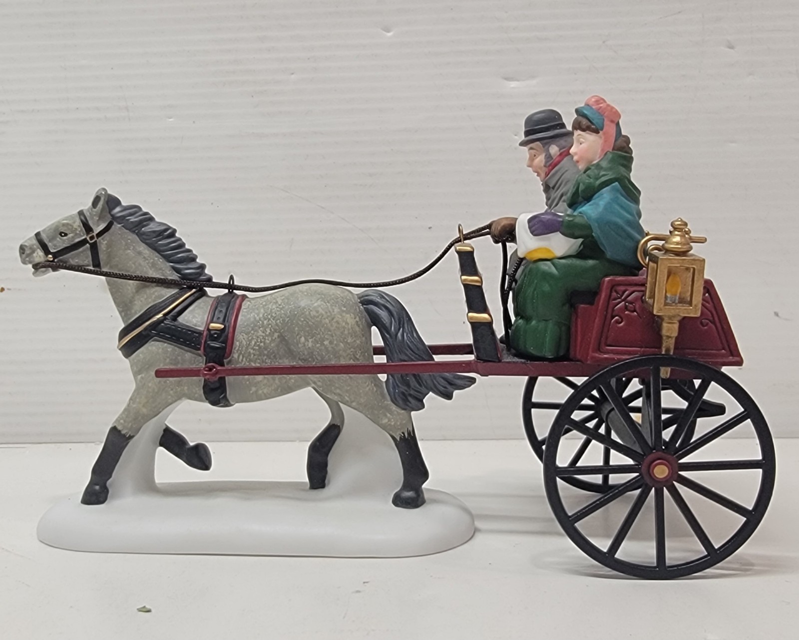 Dept 56 Heritage Village Collection Red Christmas Sulky Accessory 58401