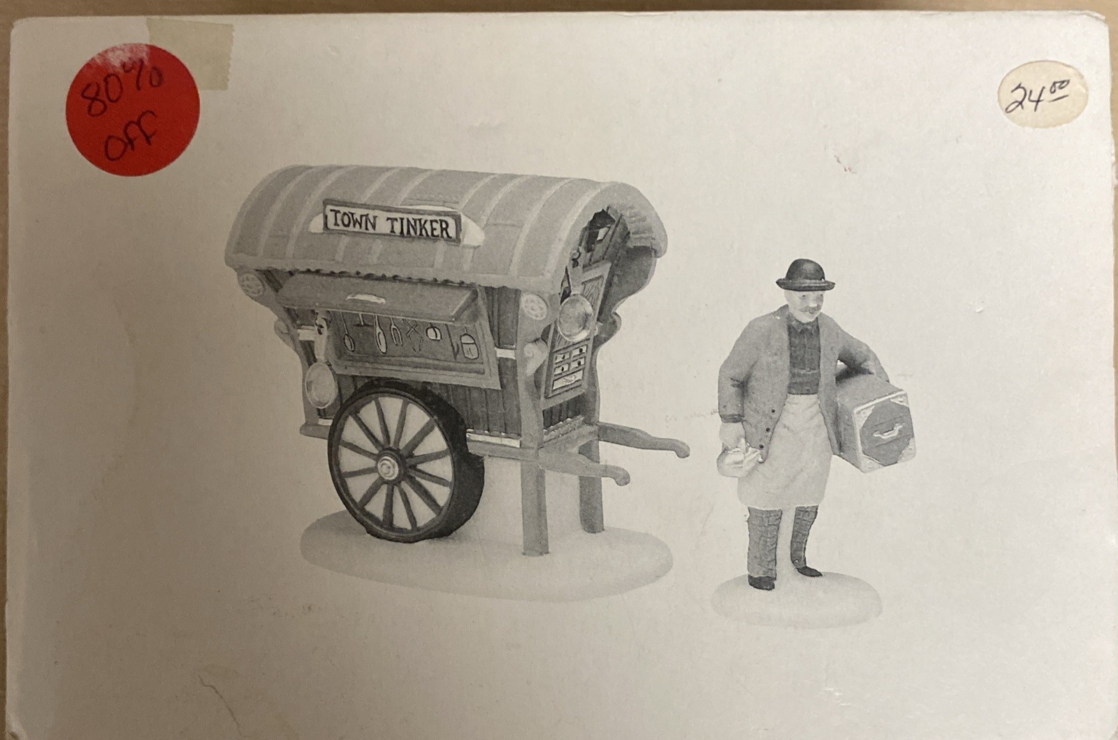 Dept 56 Heritage Village Collection Accessory: “Town Tinker”