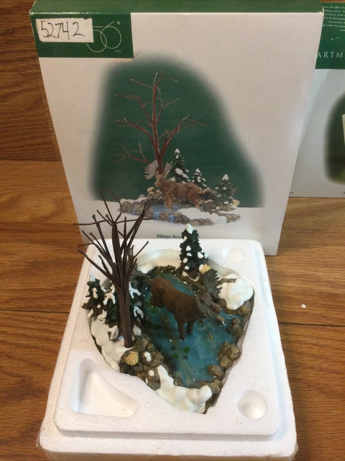 Department Dept 56 Village Accessories Moose in the Marsh&Village Accessories