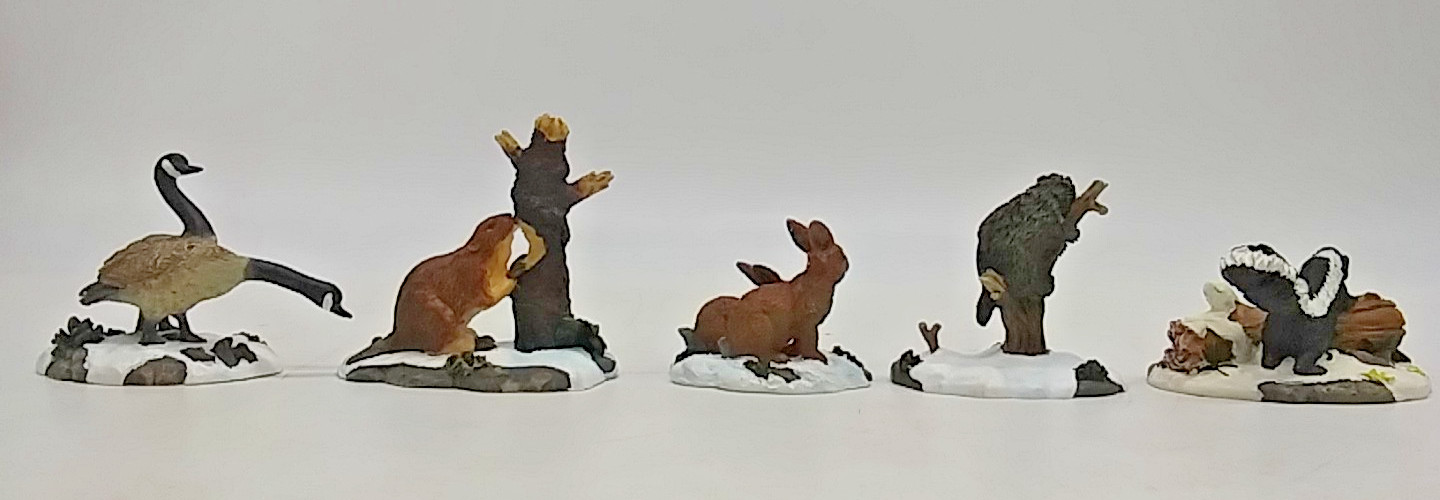 Department 56 Heritage Village Woodland Wildlife Animals Small Set 5 #56.55525