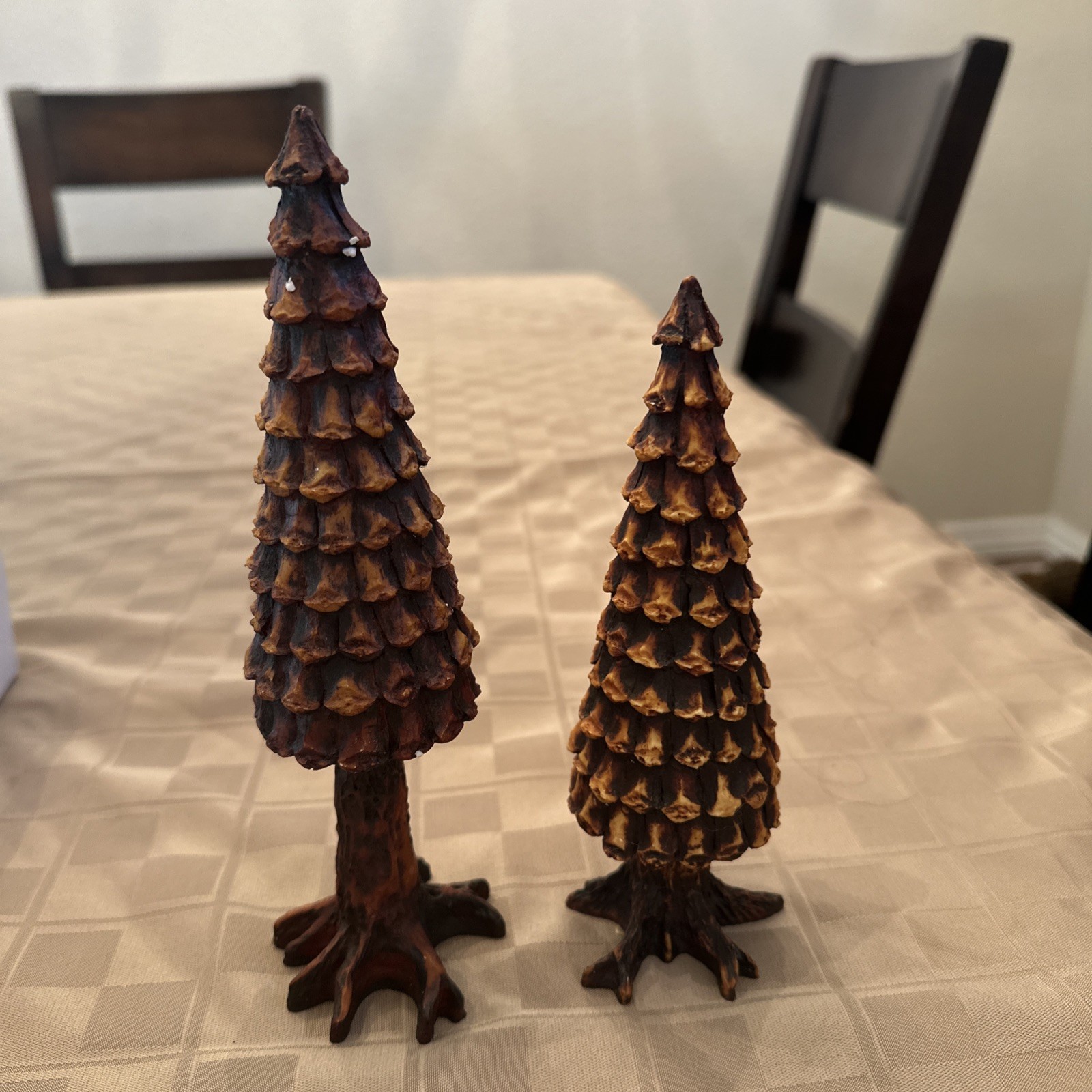 Department 56 Village Accessories Pinecone Trees Set of 2