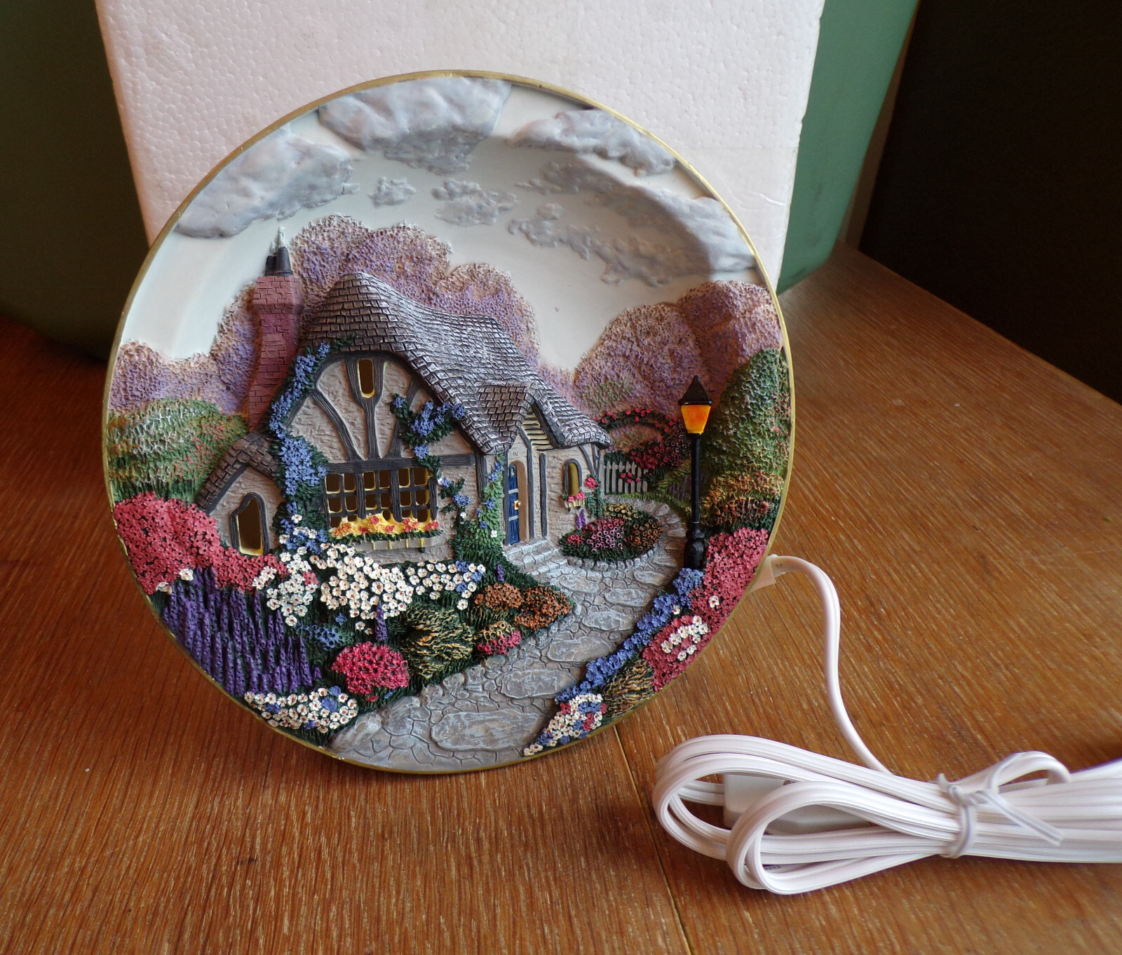 Thomas Kinkade Illuminated Cottages The Flagstone Path Painter of Light 1994