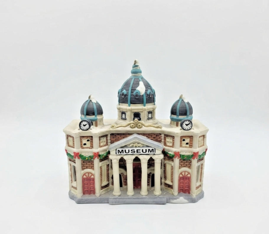 8″ O’Well Dickens Keepsake Museum Figurine Ceramic Vintage Christmas