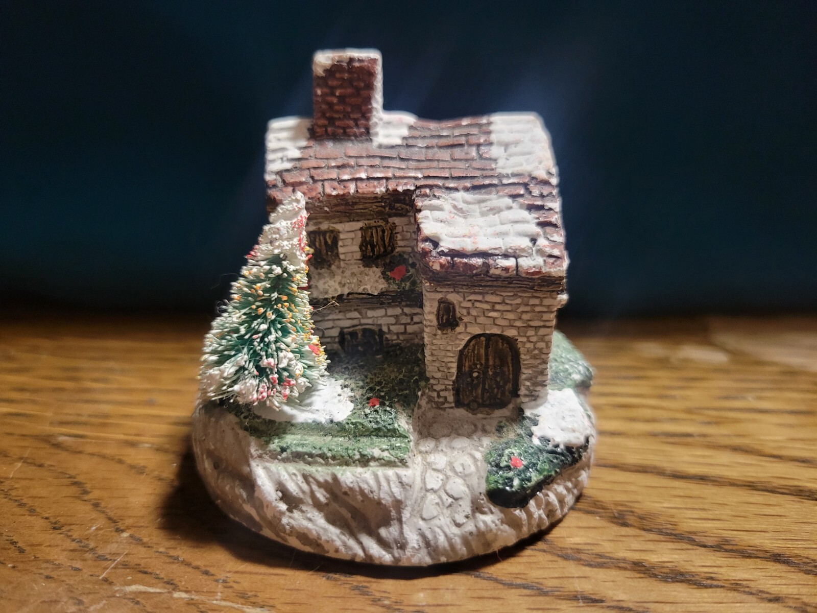 Vintage Current Inc. Christmas Village Small Snow Cottage