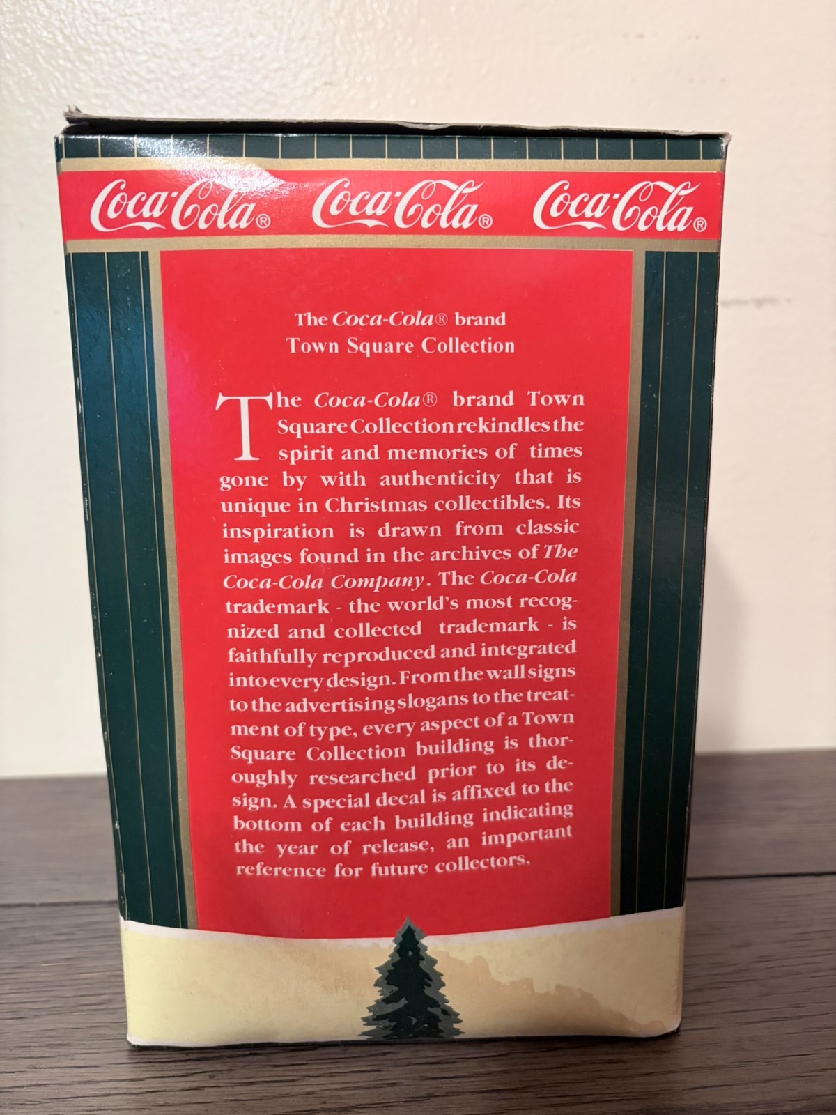 Coca-Cola Town Square Collection Town Barber Shop 1996 Porcelain Lighted NIB