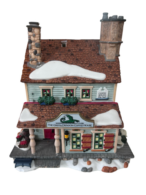 Department 56 New England Village Green Dragon Coffee House – 56.56678 No Box