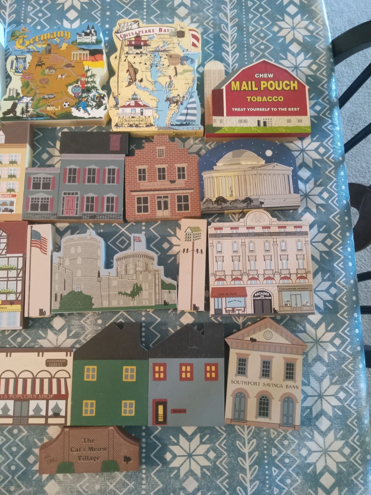 The Cats Meow Village Lot 23 Store Germany Shops Houses Vintage Some Wear