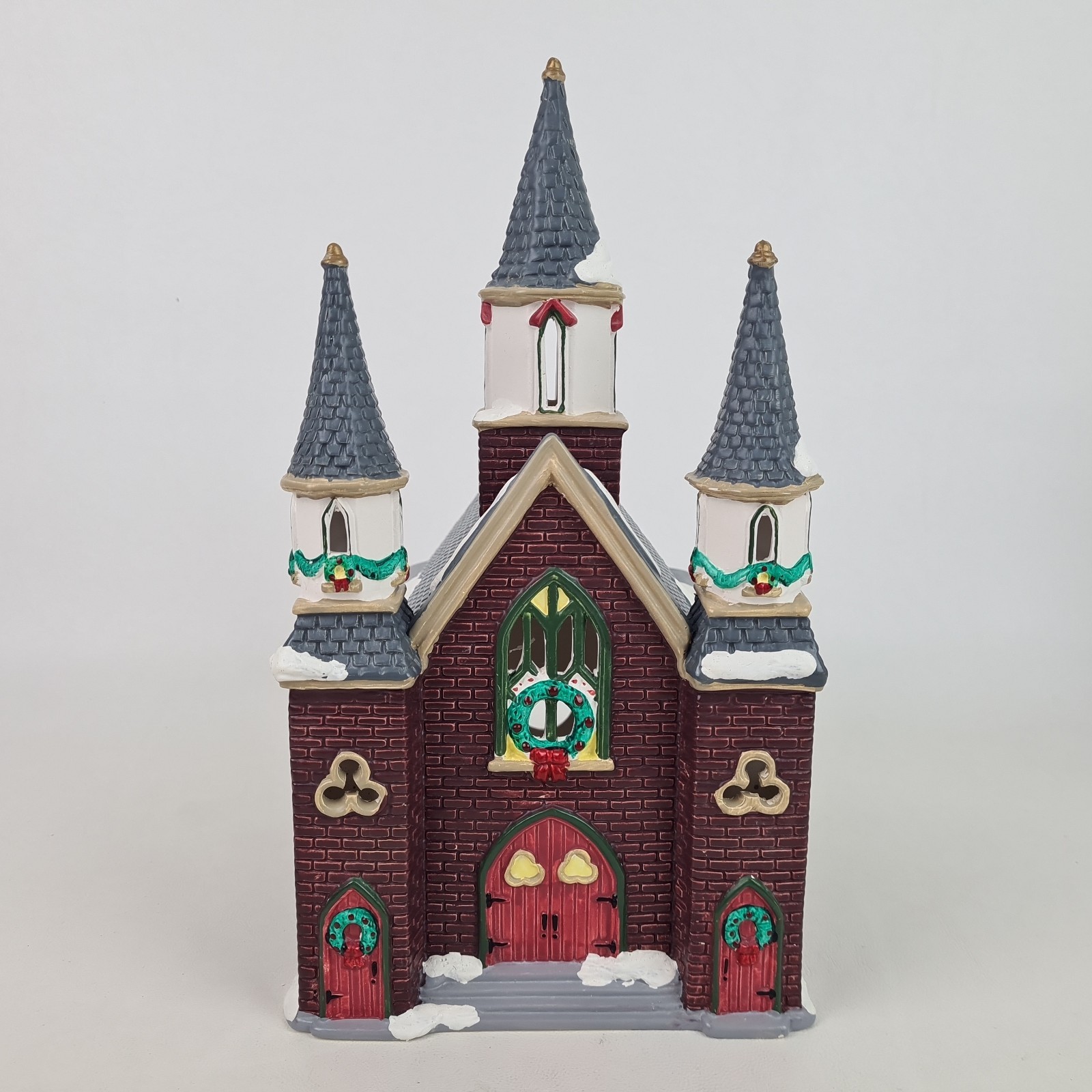 🚨 Department 56 St Lukes Church 5421-6 Christmas Snow Village Lighted Building
