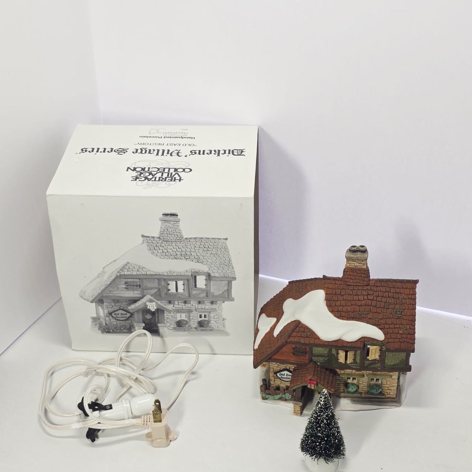 Dept 56 Dickens Village Christmas Old East Rectory 58322 RETIRED