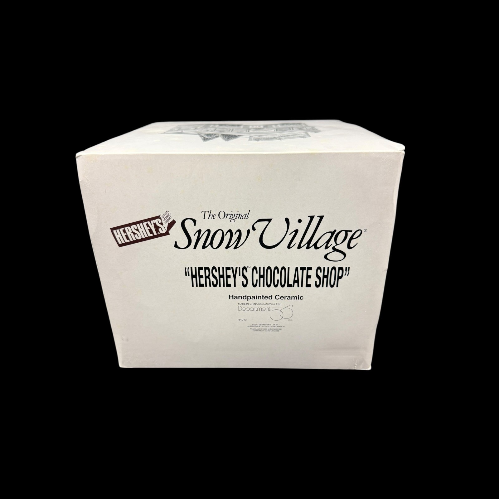 Department 56 Original Snow Village Hershey’s Chocolate Shop Christmas #54913