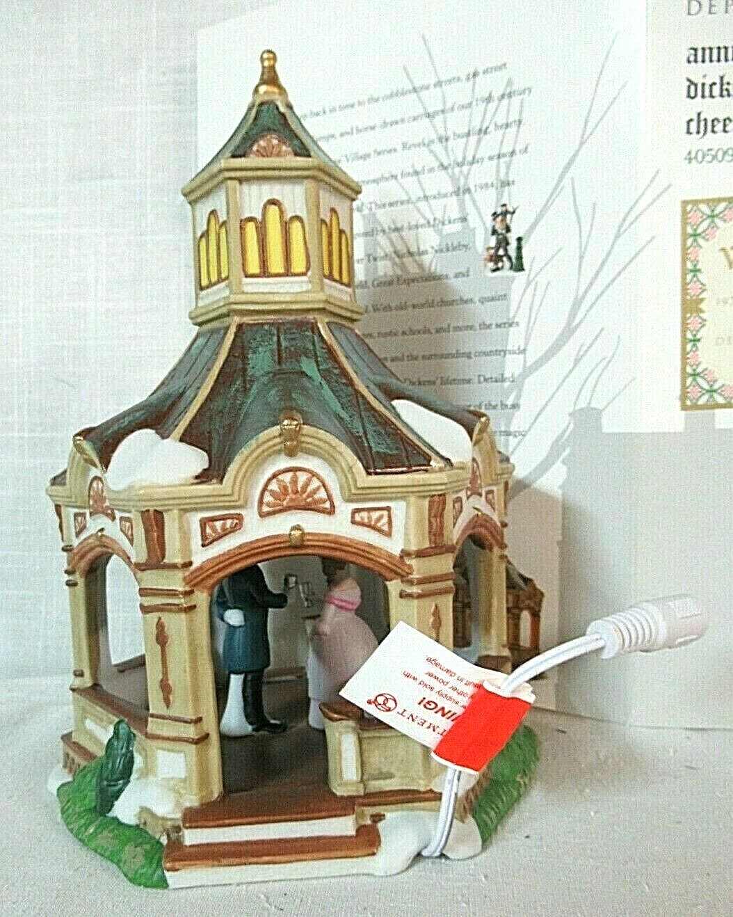 Department 56 Dickens’ Village Building ~ Anniversary Gazebo Cheers To 40 Years