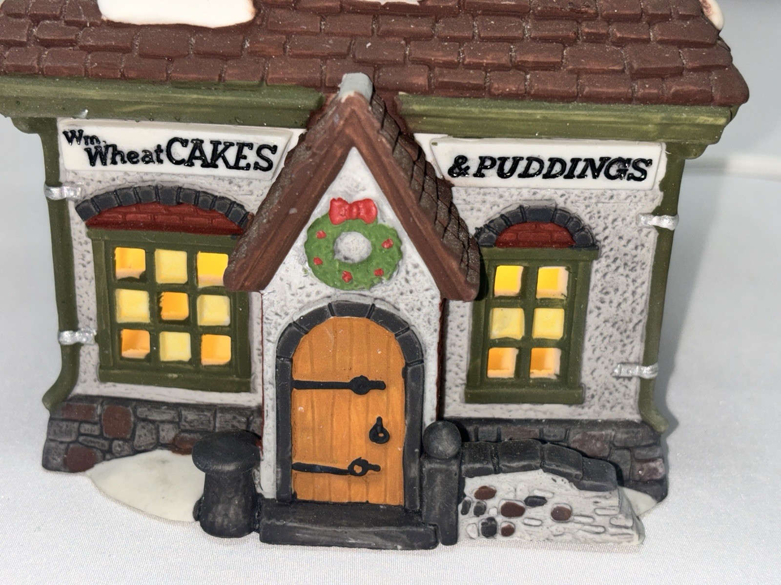 Department 56 Dickens Village Series WM. Wheat Cakes & Puddings Retired 1993