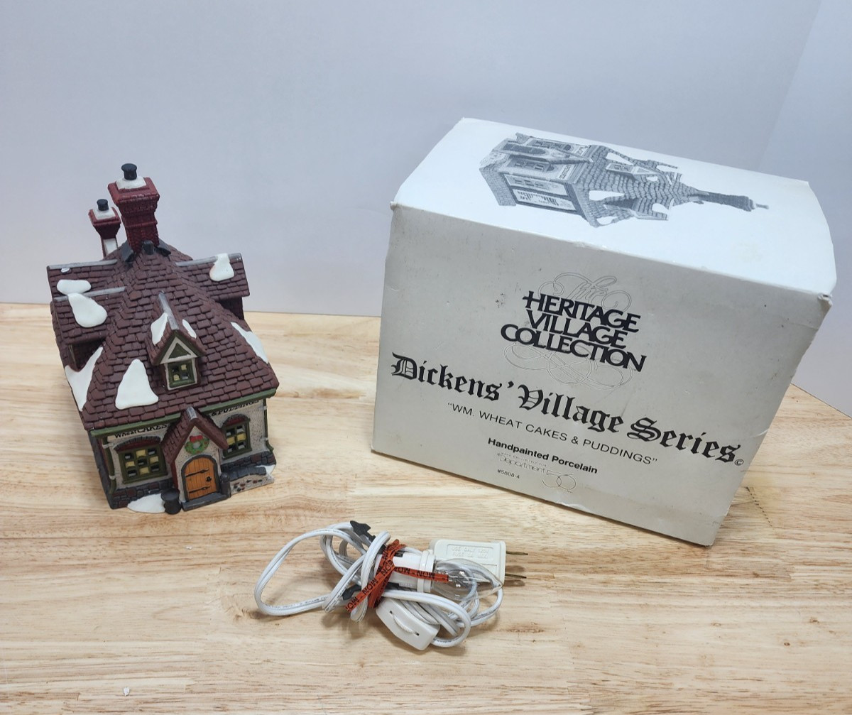 Department 56 Dickens Village – WM Wheat Cakes & Puddings 1993