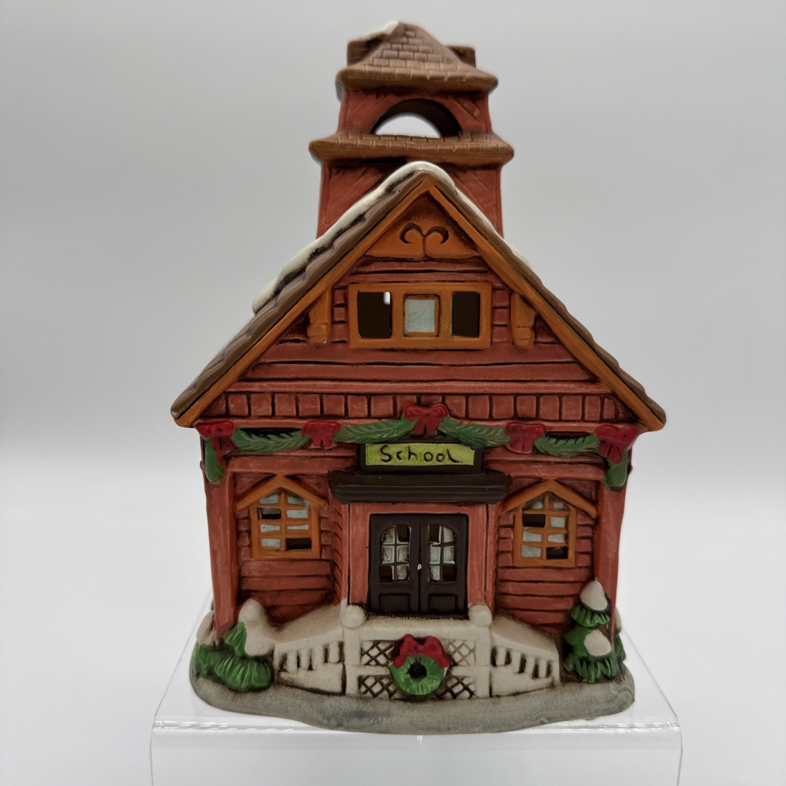 Lefton Colonial Village Schoolhouse #05821, 1986 by Byron Wood