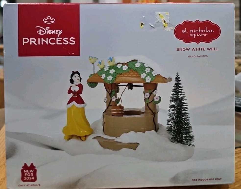 NEW 2024 Disney Princess St. Nicolas Square Snow White at Well MSRP $69.99
