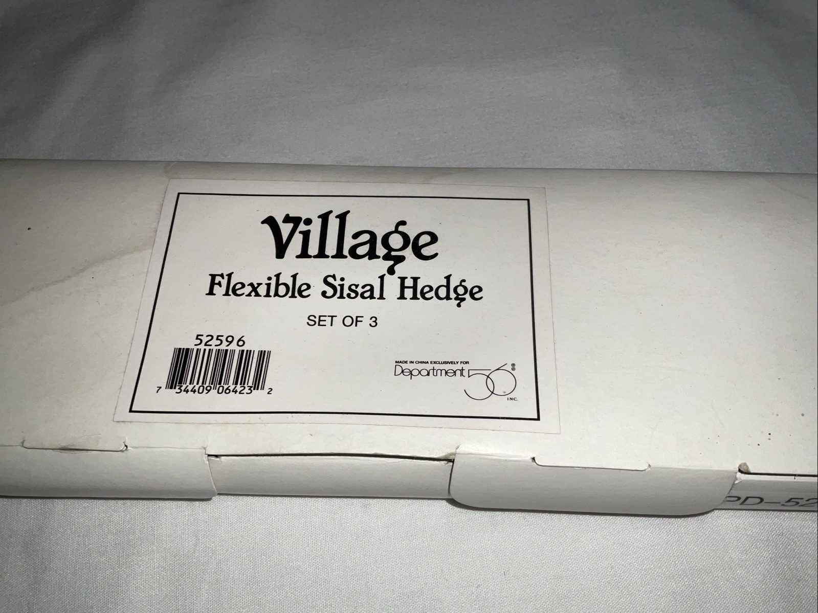 Dept 56 Village Flexible Sisal Hedge Set 3