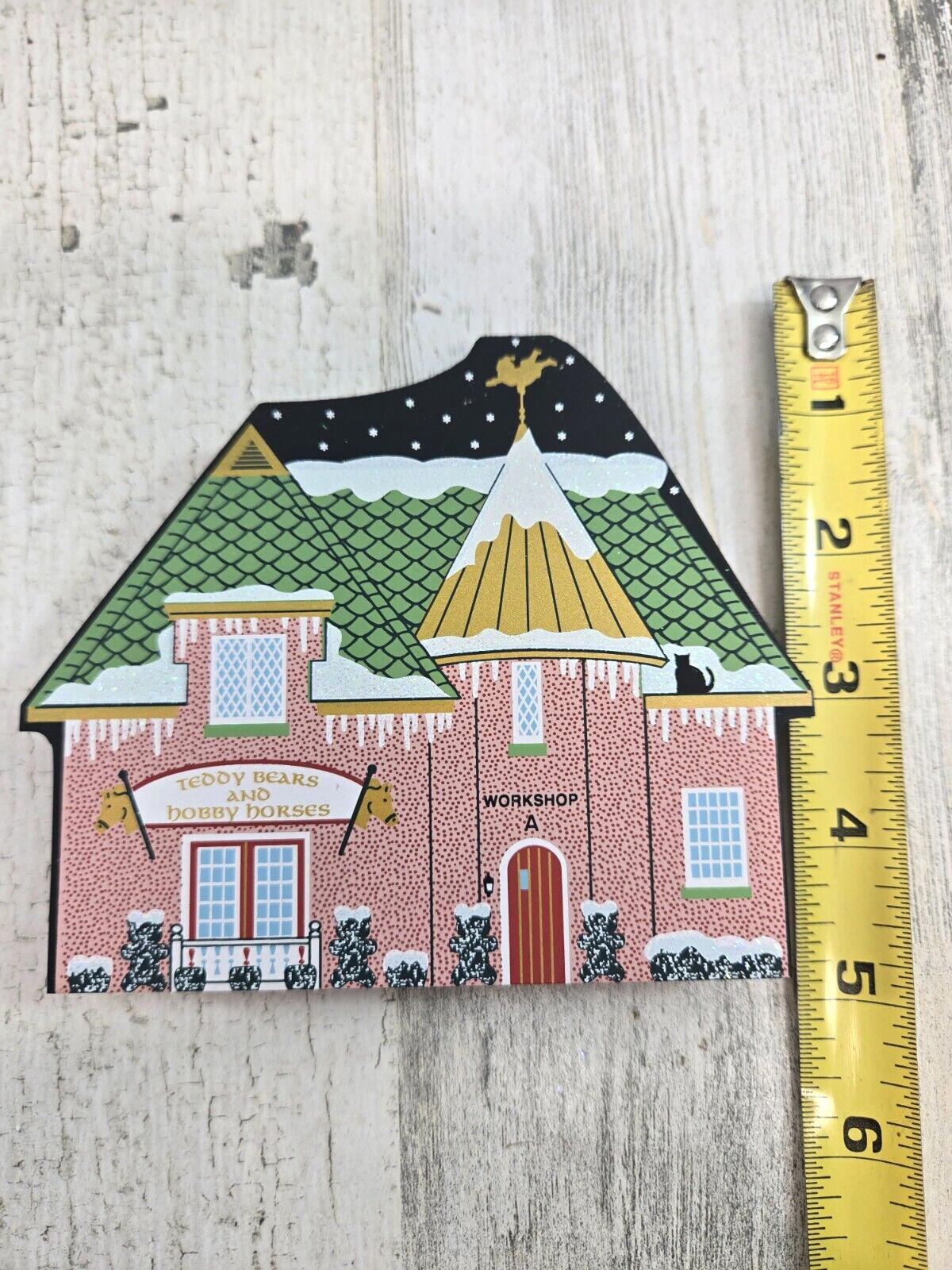 Cat’s Meow Village North Pole Collection II Workshop A 1998 Shelf Sitter