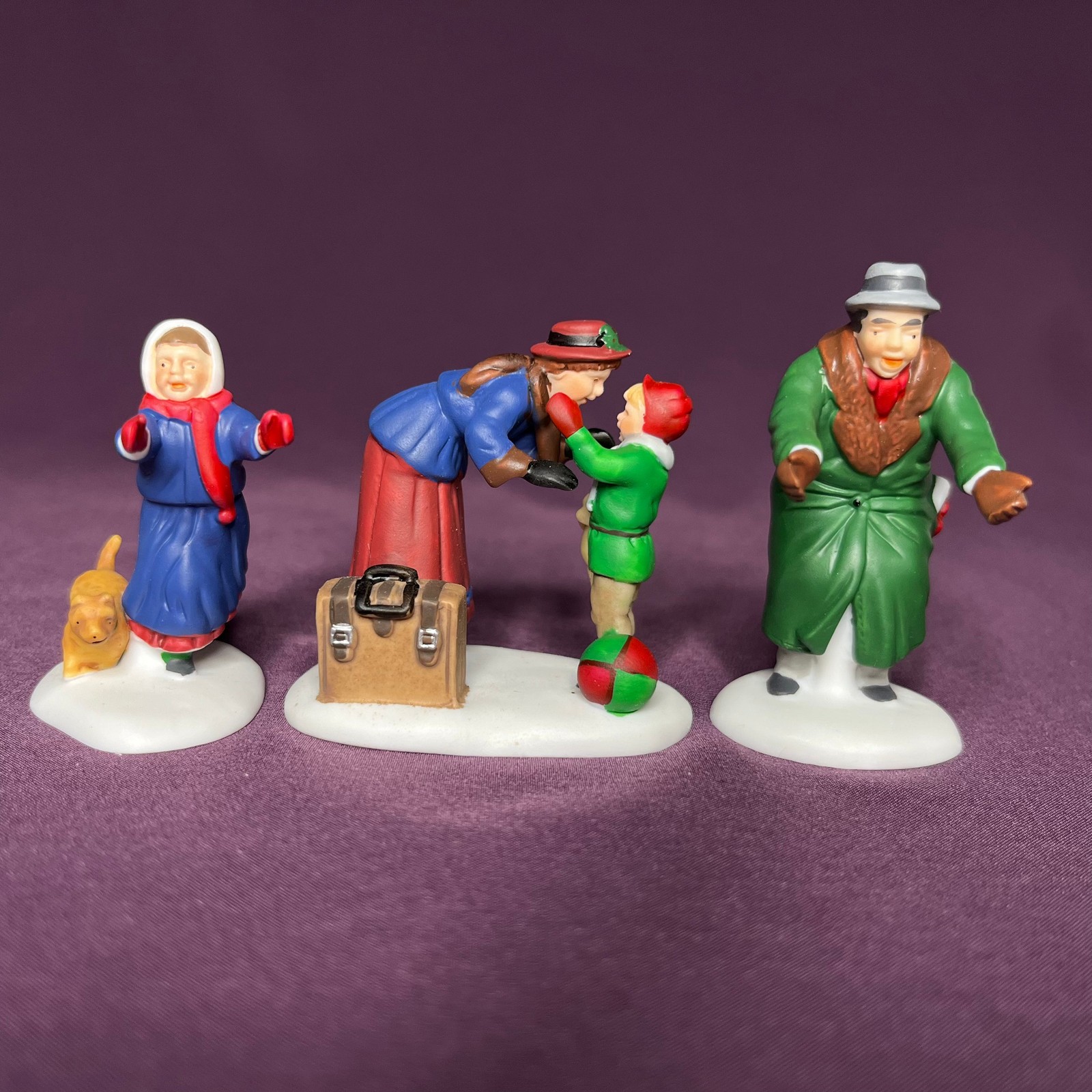 Welcome Home, Set of 3, Vintage Dept 56, Heritage Village Collection, #5533-6