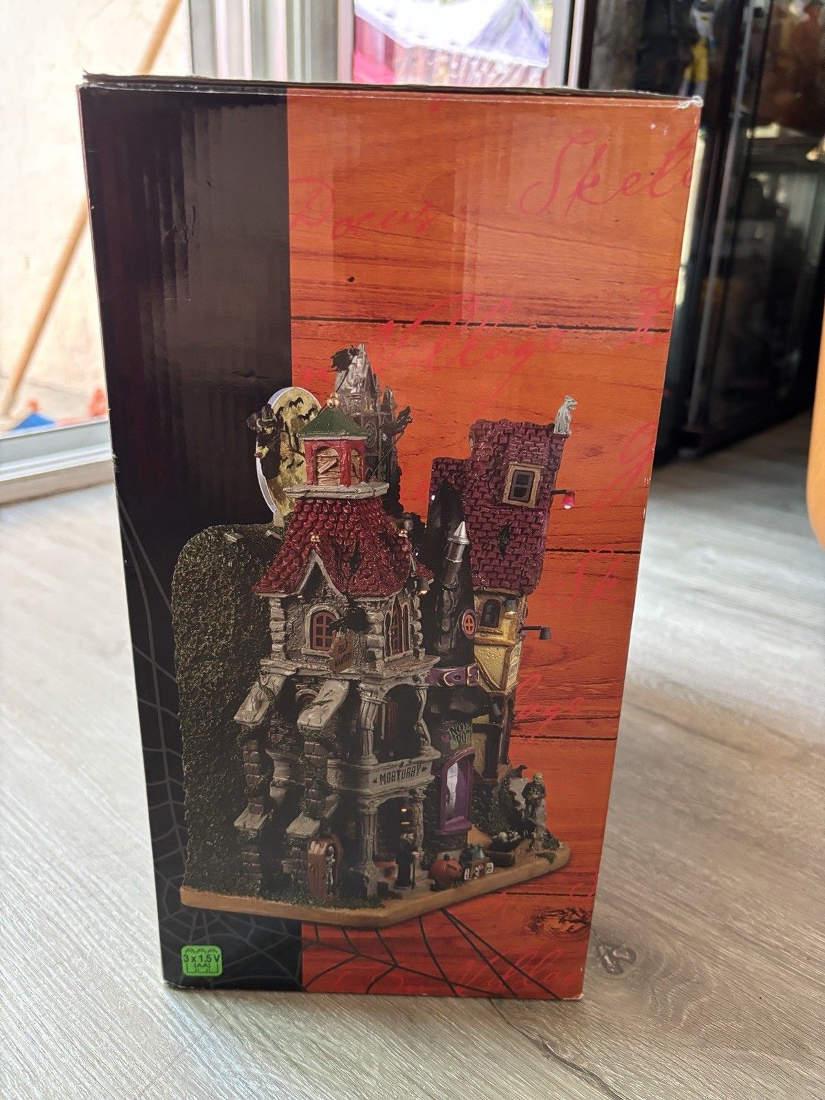 Lemax Michaels Exclusive Spooky Town Halloween Village Raven Hill As Is No Moon