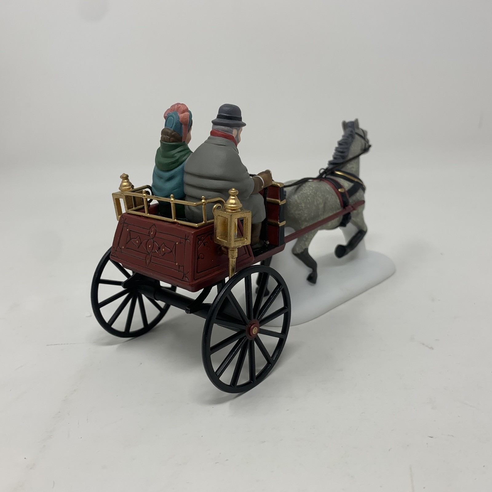 Dept 56 Heritage Village Collection RED CHRISTMAS SULKY 58401 NIB