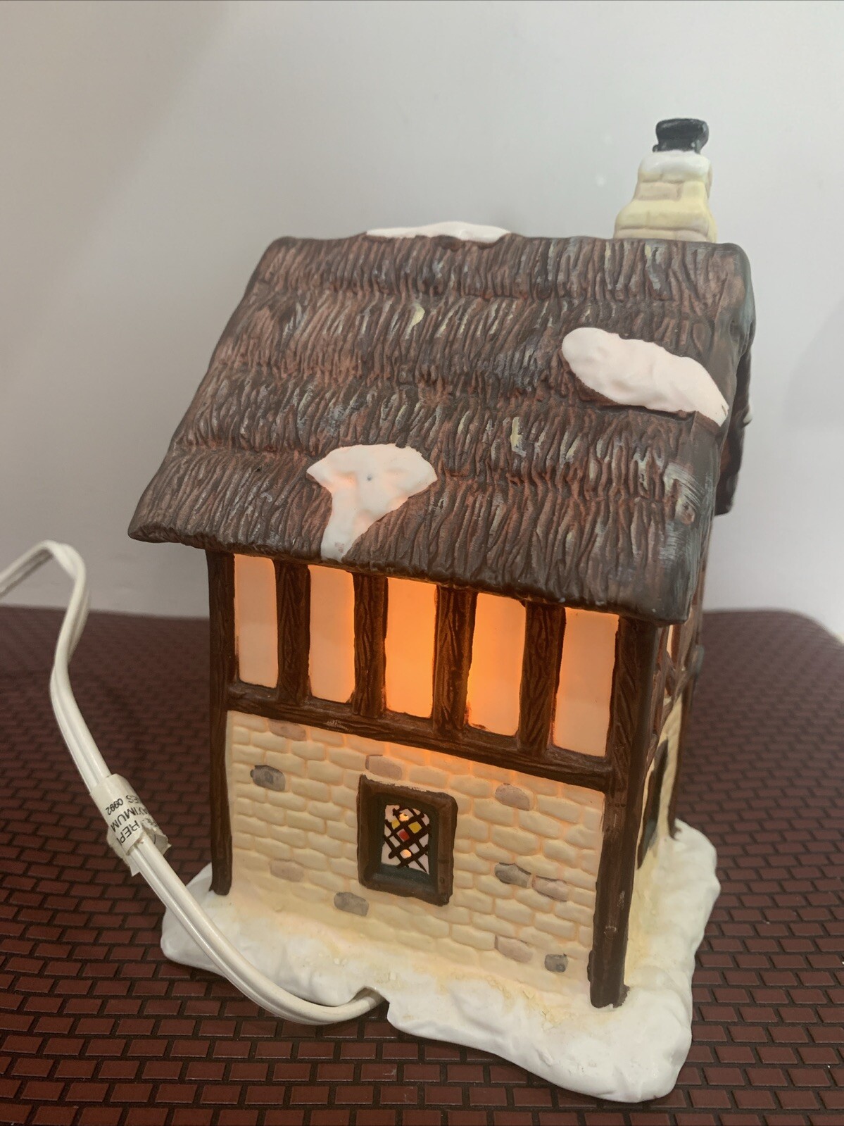 The Village Barber House Light Building Christmas Valley Seasonal Specialties