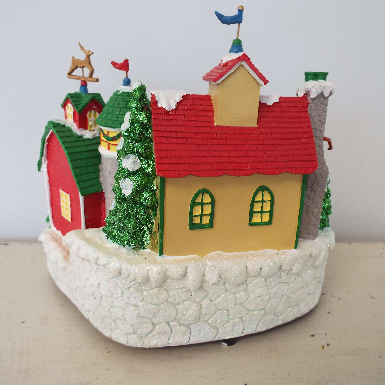 Cracker Barrel Animated Musical Reindeer Lodge Christmas NO MUSIC or ADAPTER