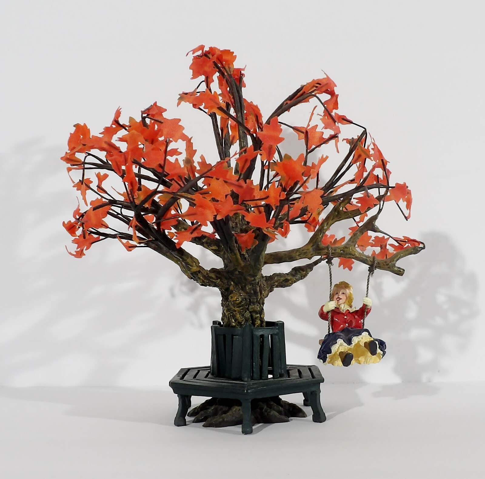 Department 56 Swinging Under the Old Oak Tree #52769 Autumn Fall Halloween