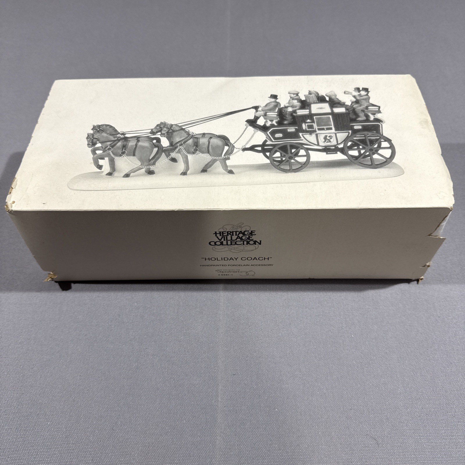 Department 56 Heritage Village Holiday Coach NIB Christmas Collection #5561-1