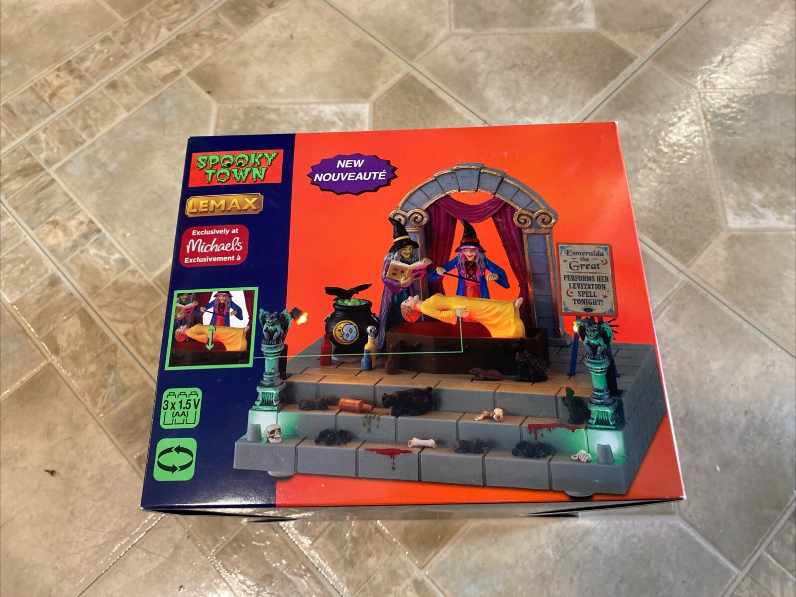 Lemax Esmeralda The Great-Spooky Town Village Lighted -Animated- Halloween