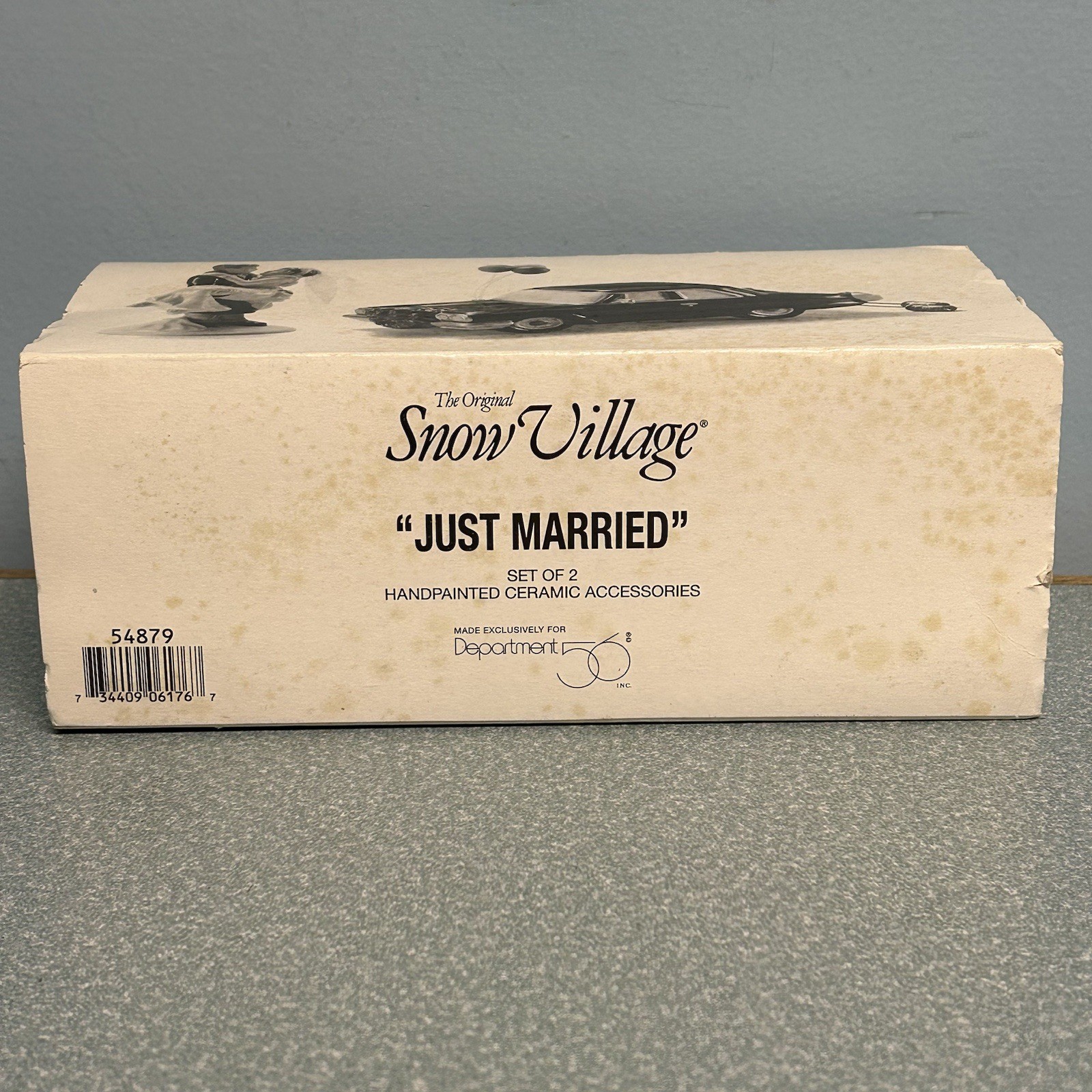Department 56 Snow Village Just Married w/ Box – 54879, 2005 Retired