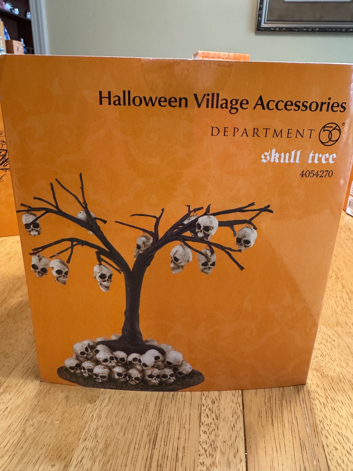 Dept 56 Halloween Village Accessories SKULL TREE #4054270