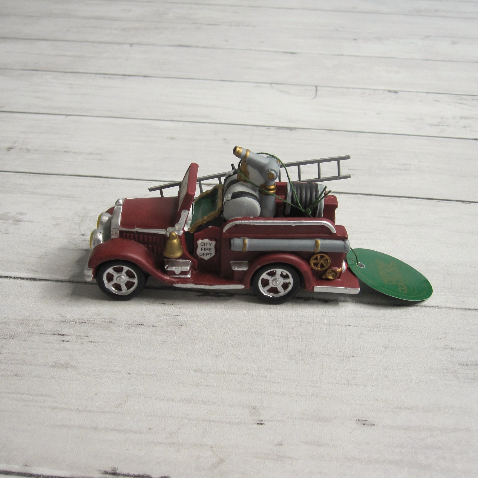 Dept 56 Heritage Village Collection City Fire Truck Christmas