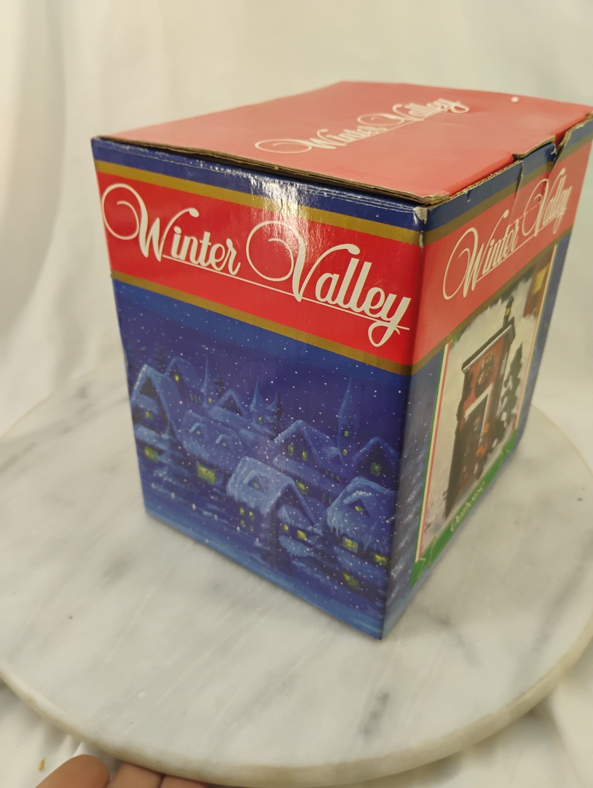 Vintage Unmarked Winter Outhouse