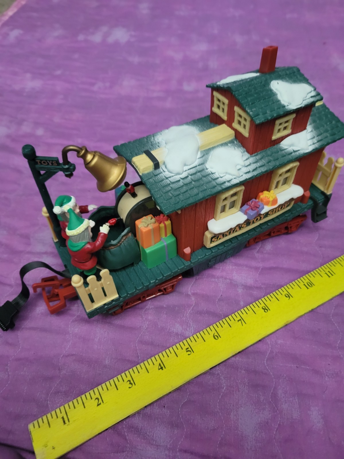 New Bright Holiday Express #384 Santa’s Toy Shop Christmas Train Car 🚂🎄