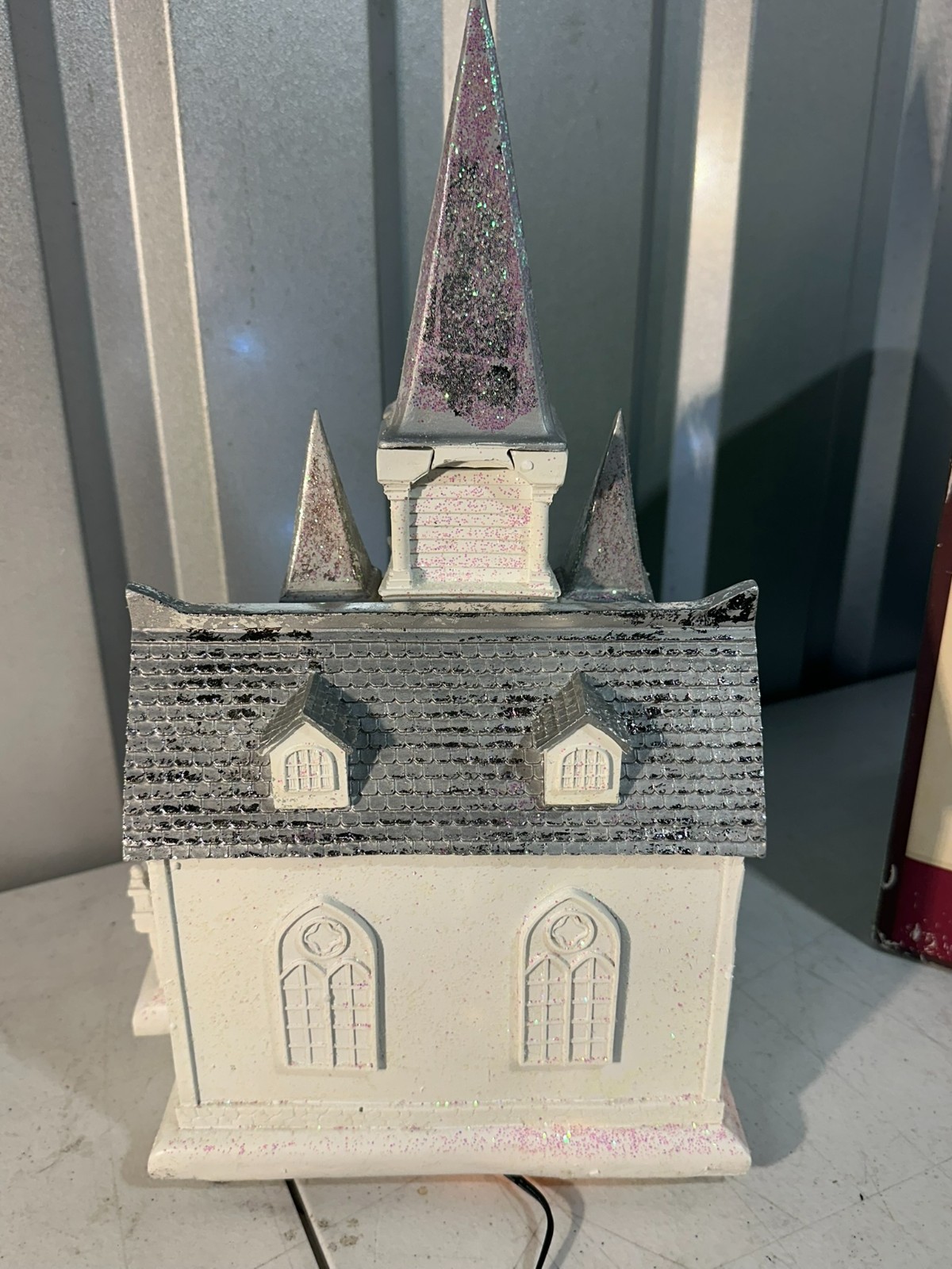 Season of Glory Fiber Optic Lighted Church Christmas Village Nativity Boxed