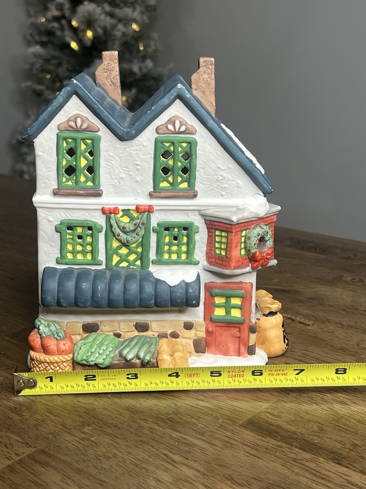 Mercuries Lighted 1995 Christmas Village Town Grocery Store