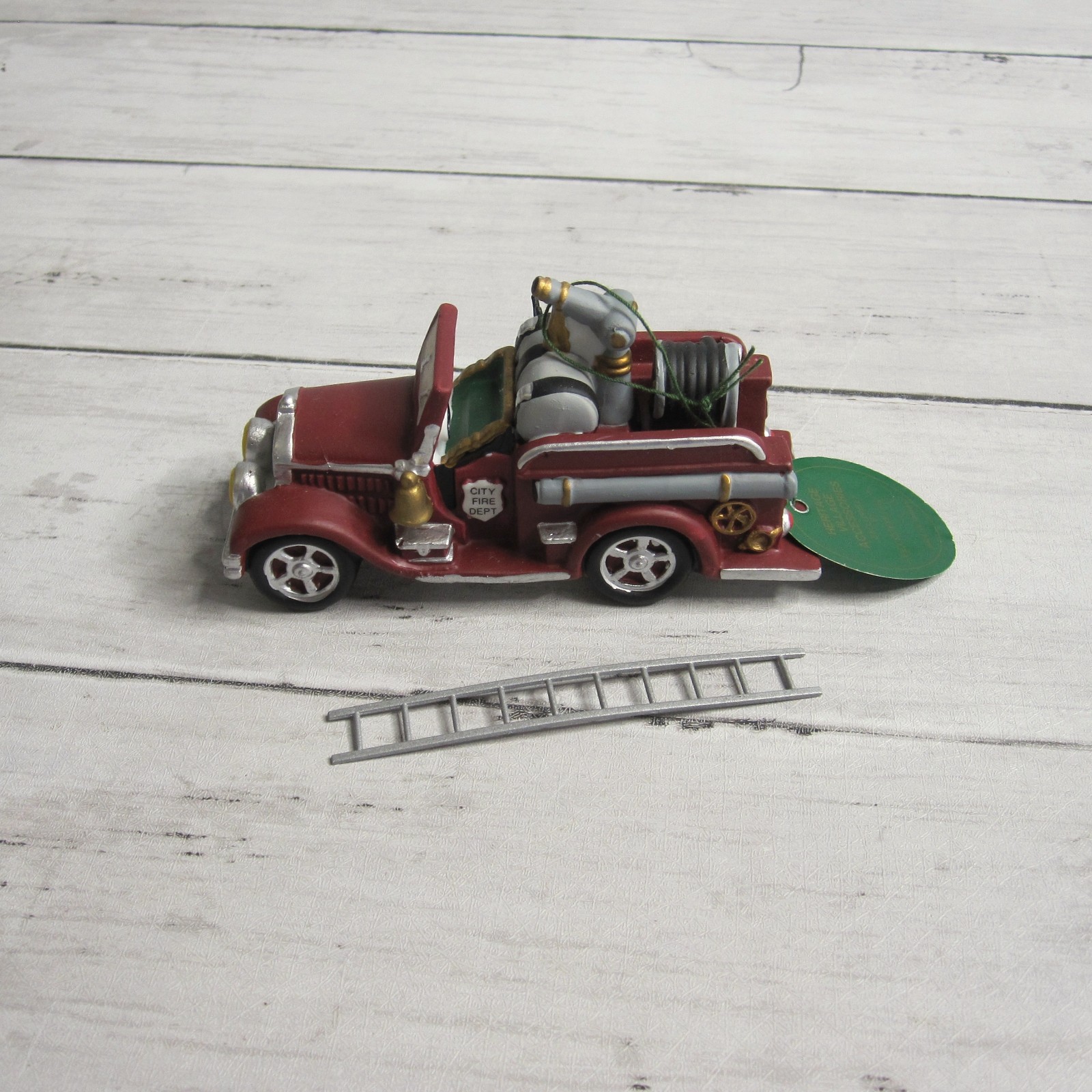 Dept 56 Heritage Village Collection City Fire Truck Christmas