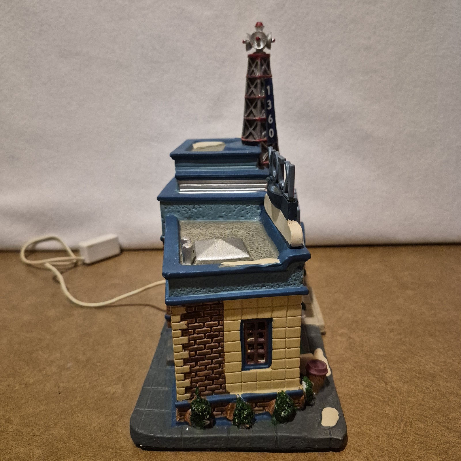 Rare Retired Lemax Village KJOY Radio Station 2008 #85714 Christmas Building