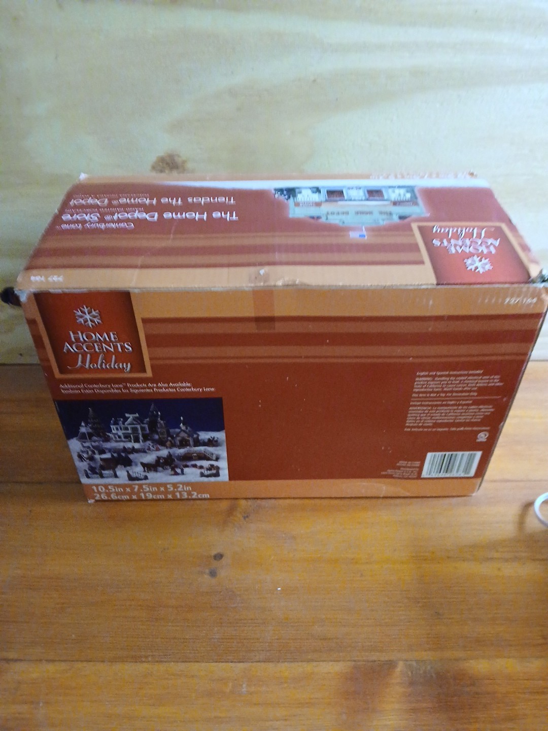 Home Accent Holiday Canterbury Lane “The Home Depot Store 727 164 Boxed