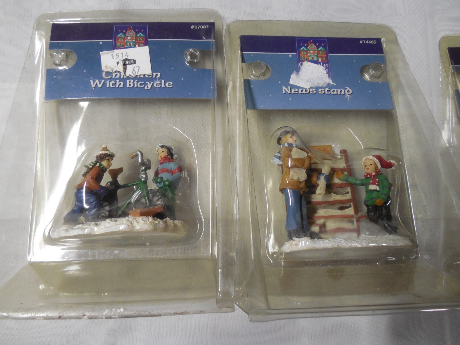 Vtg Mixed Lot of Lemax Carole Towne Townspeople Villagers Kids Couples 7pcs