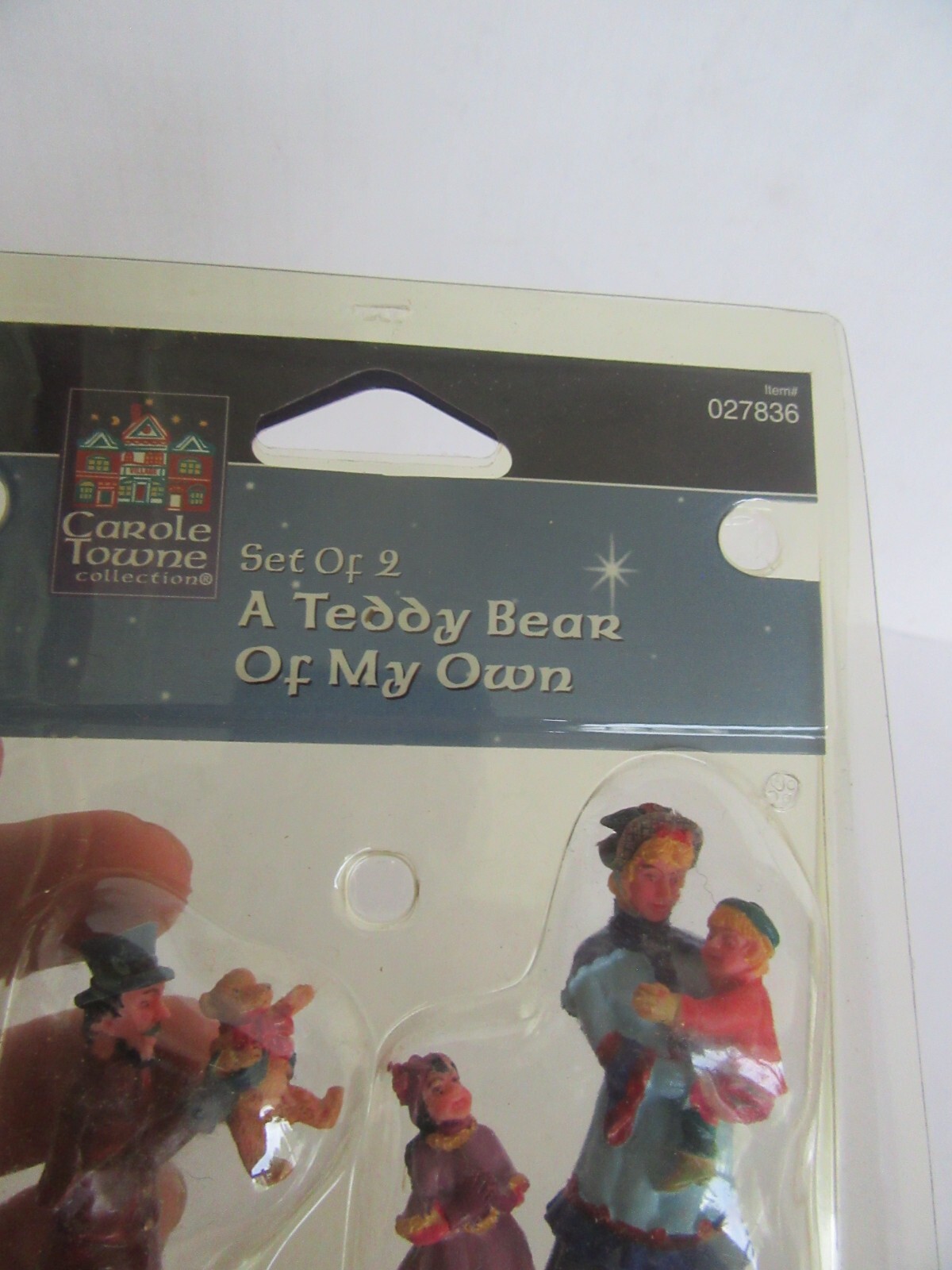 Lemax Carole Towne Christmas Village Figures, Woodland Animals, Teddy Bear (NIB)