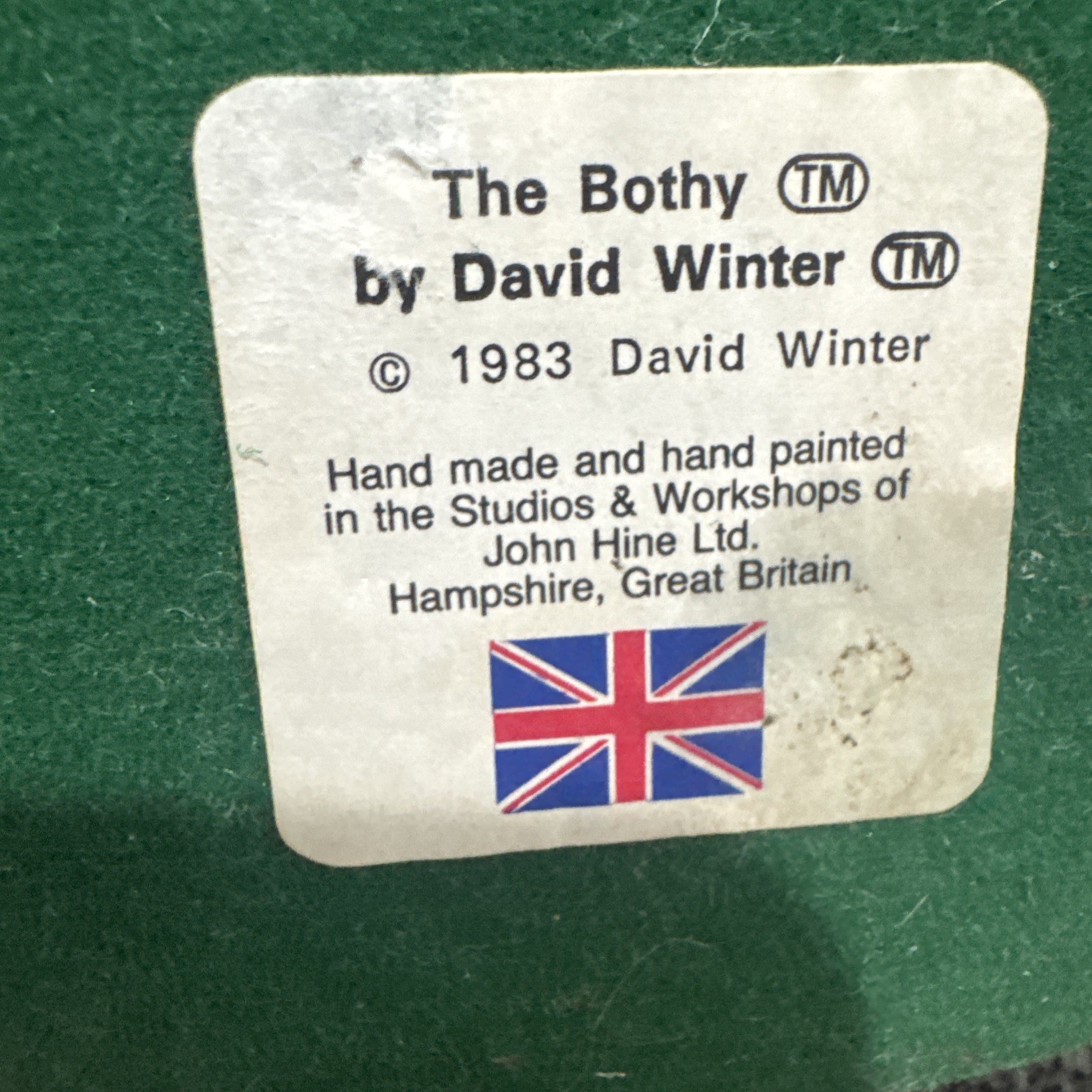 Vintage 1983 The Bothy by David Winter Cottages Figurine Great Britain